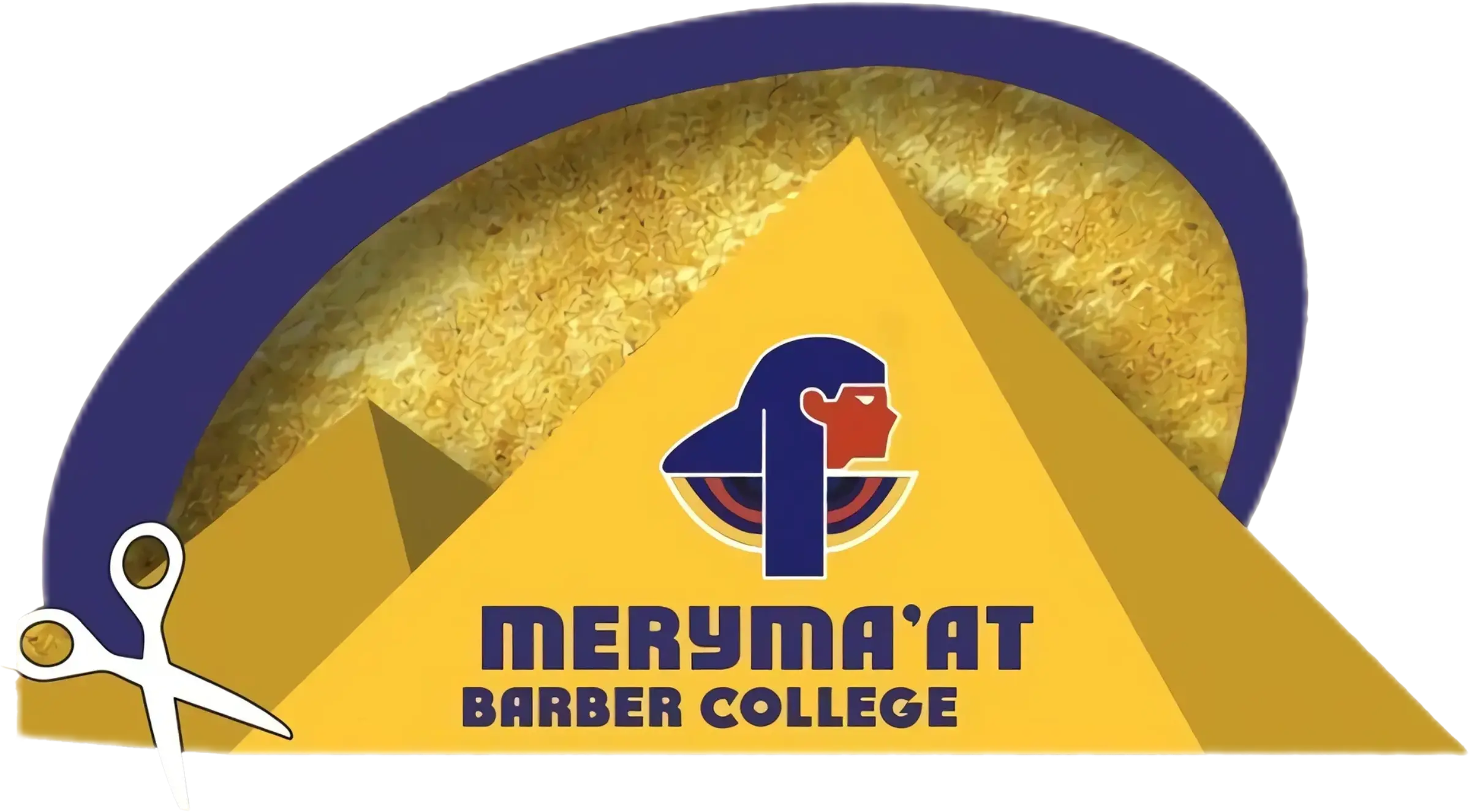 Meryma'at Barber College Crest
